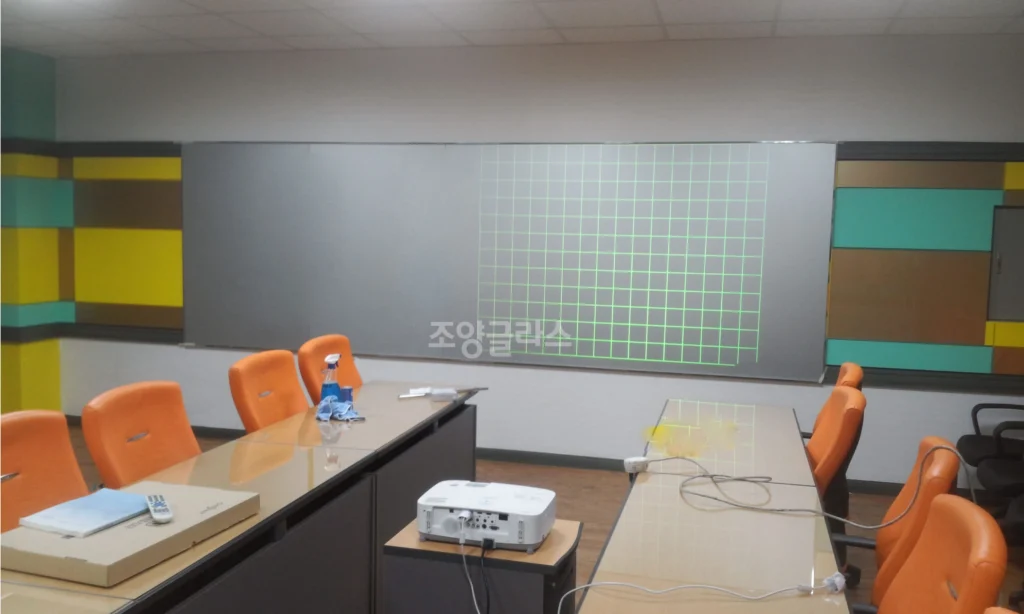 실버스크린 유리칠판