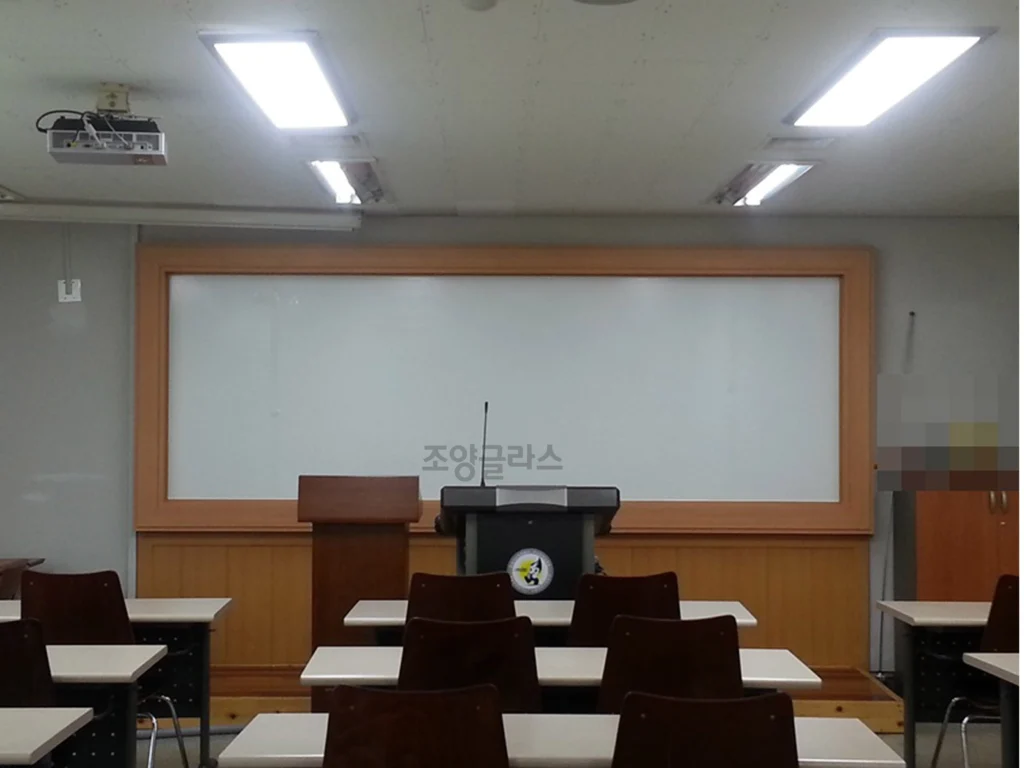 강의실 난반사유리칠판 백색, 필기용