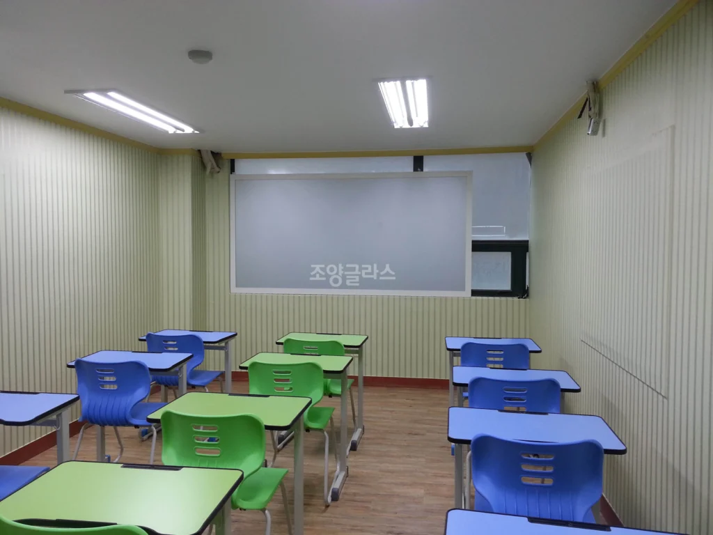 무반사 스크린유리칠판