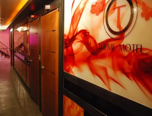 모텔 실사유리 인테리어