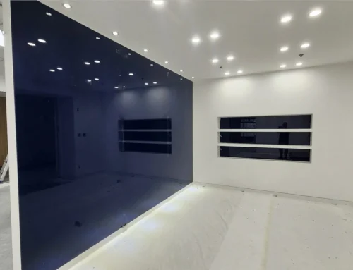 백페인트글라스 게시판 설치 [구로 사이언스벨리]