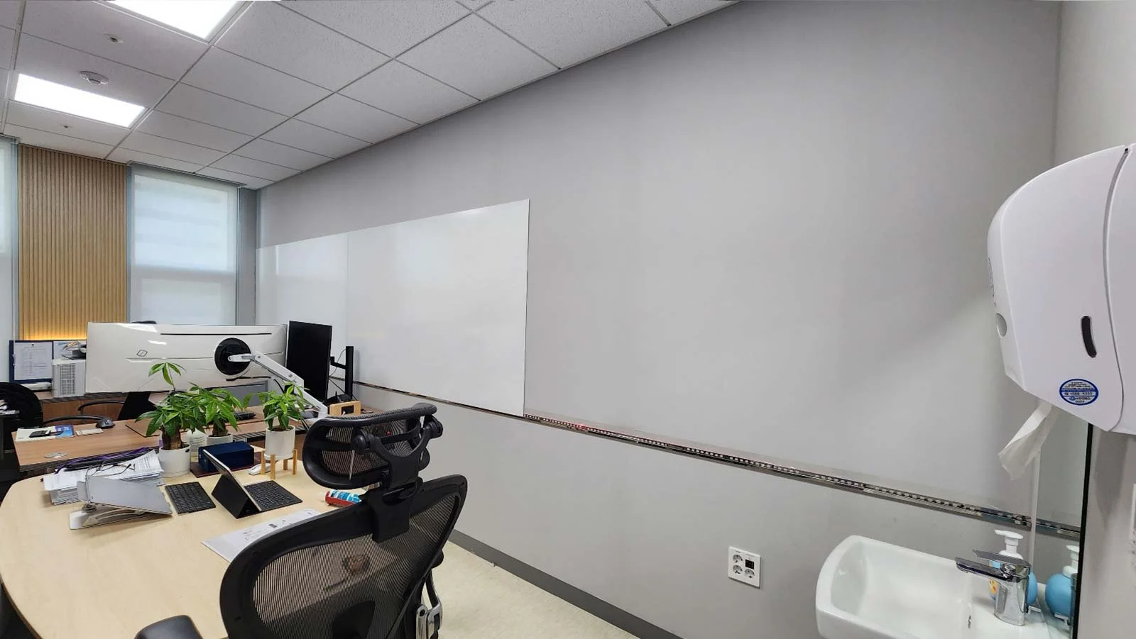 카톨릭대학병원 난반사유리설치