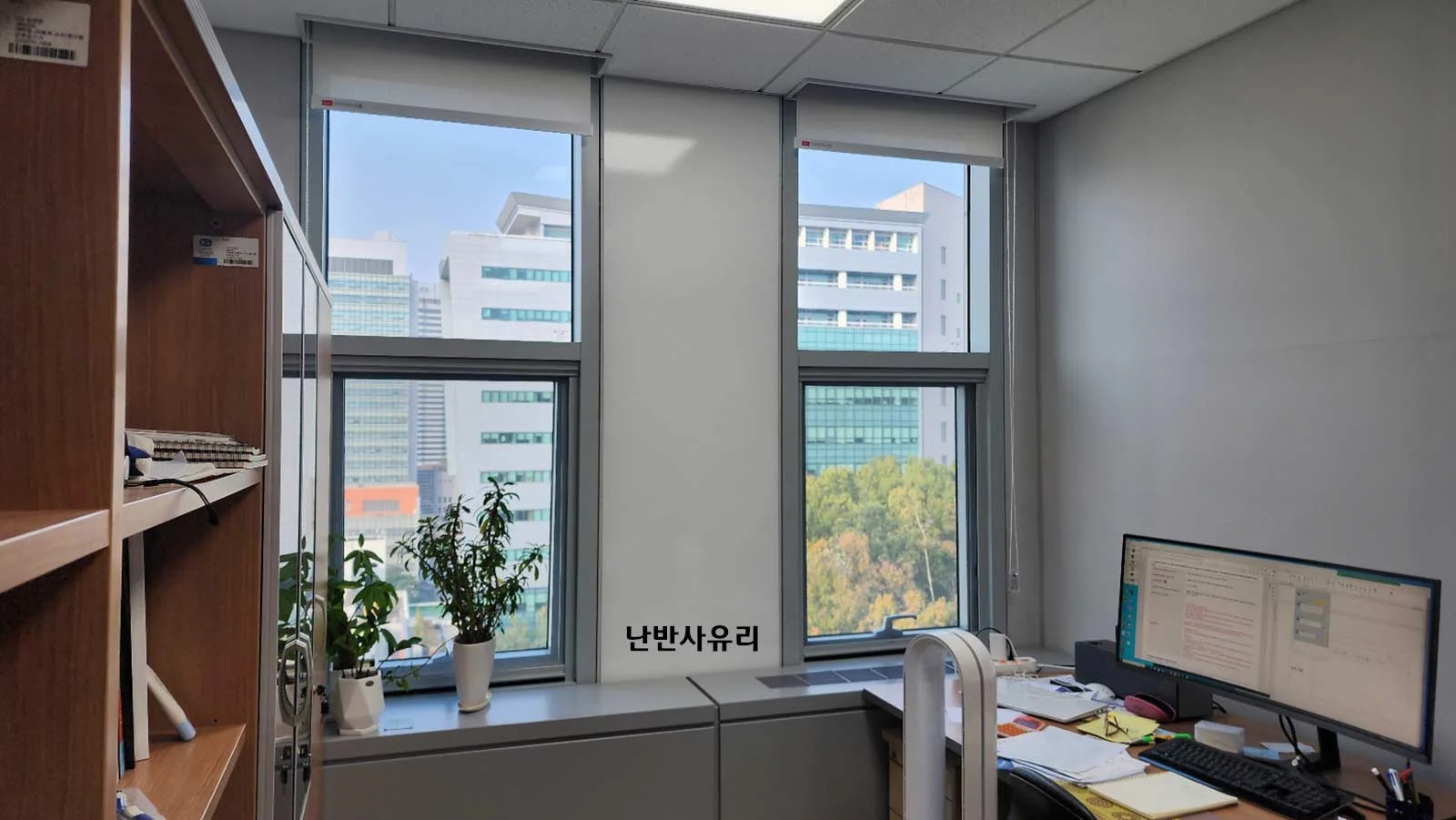 카톨릭대학병원 난반사유리 설치