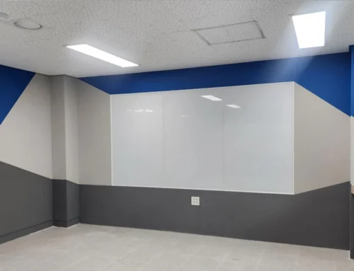 유리게시판 설치 [동탄 이솔고등학교]