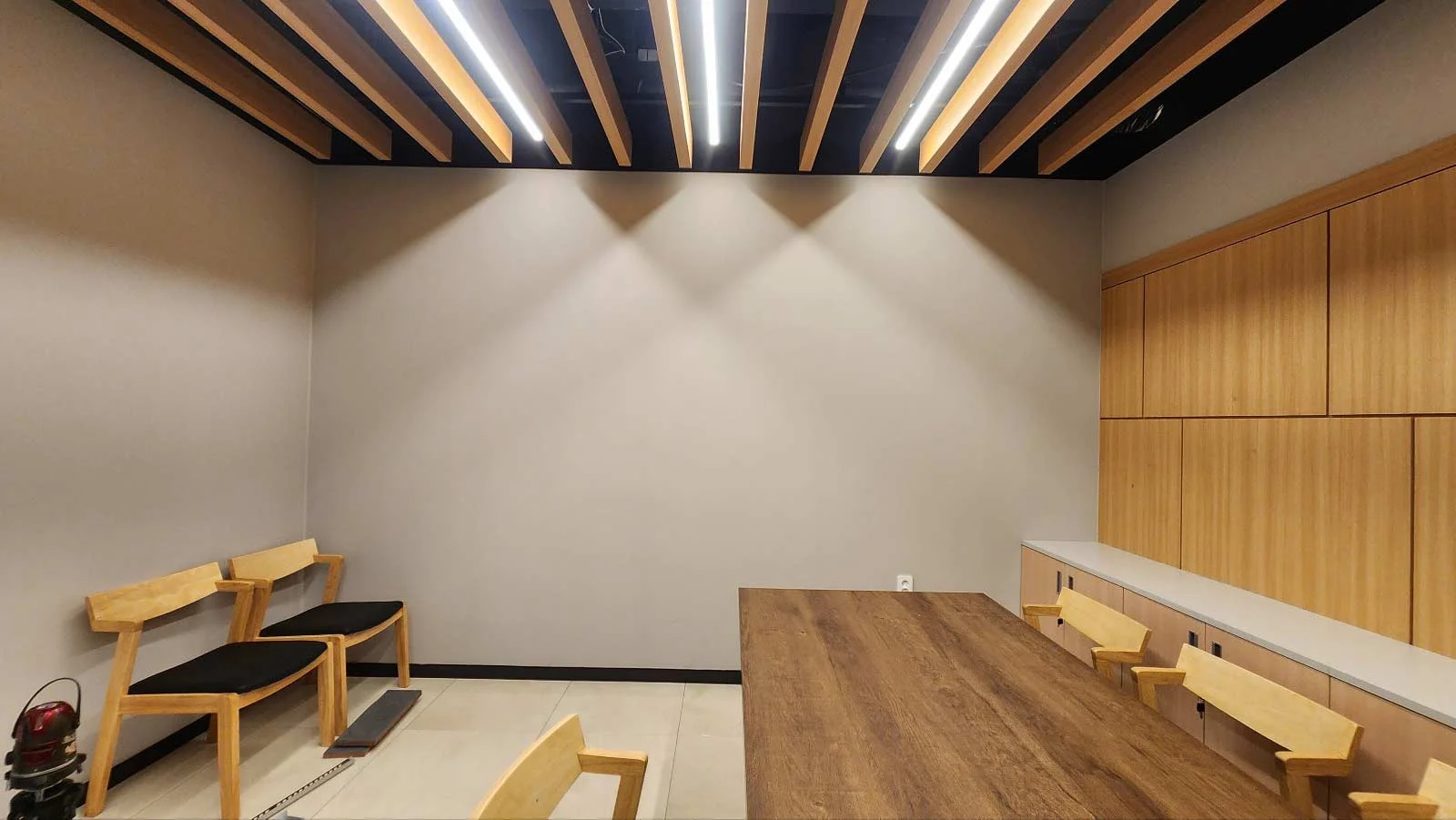 스크린유리칠판 설치전 벽면