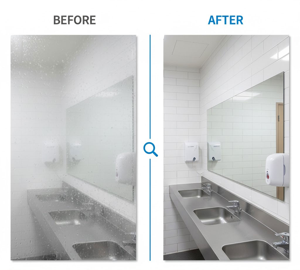 김서림방지 안전거울