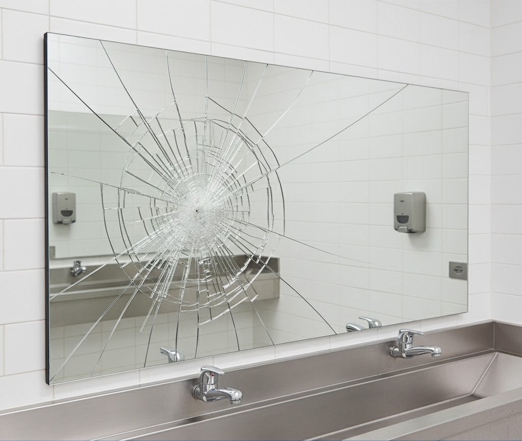 거울파손 비산방지