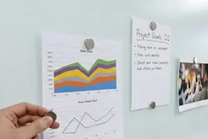 조양글라스 스크린유리칠판 자석 부착 기능 옵션